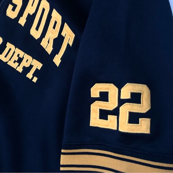 Vintage Ralph Lauren Polo Sport Men’s Varsity Basketball Warmup Black & Yellow - Picture 6 of 16